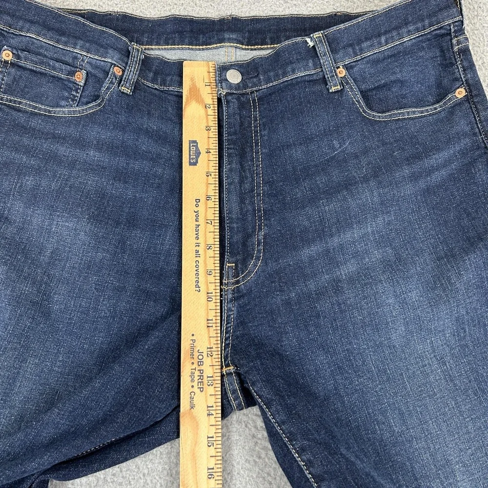 Levis 541 Jeans Mens 40x34 Blue Denim Taper Stretch Premium Big‎ E